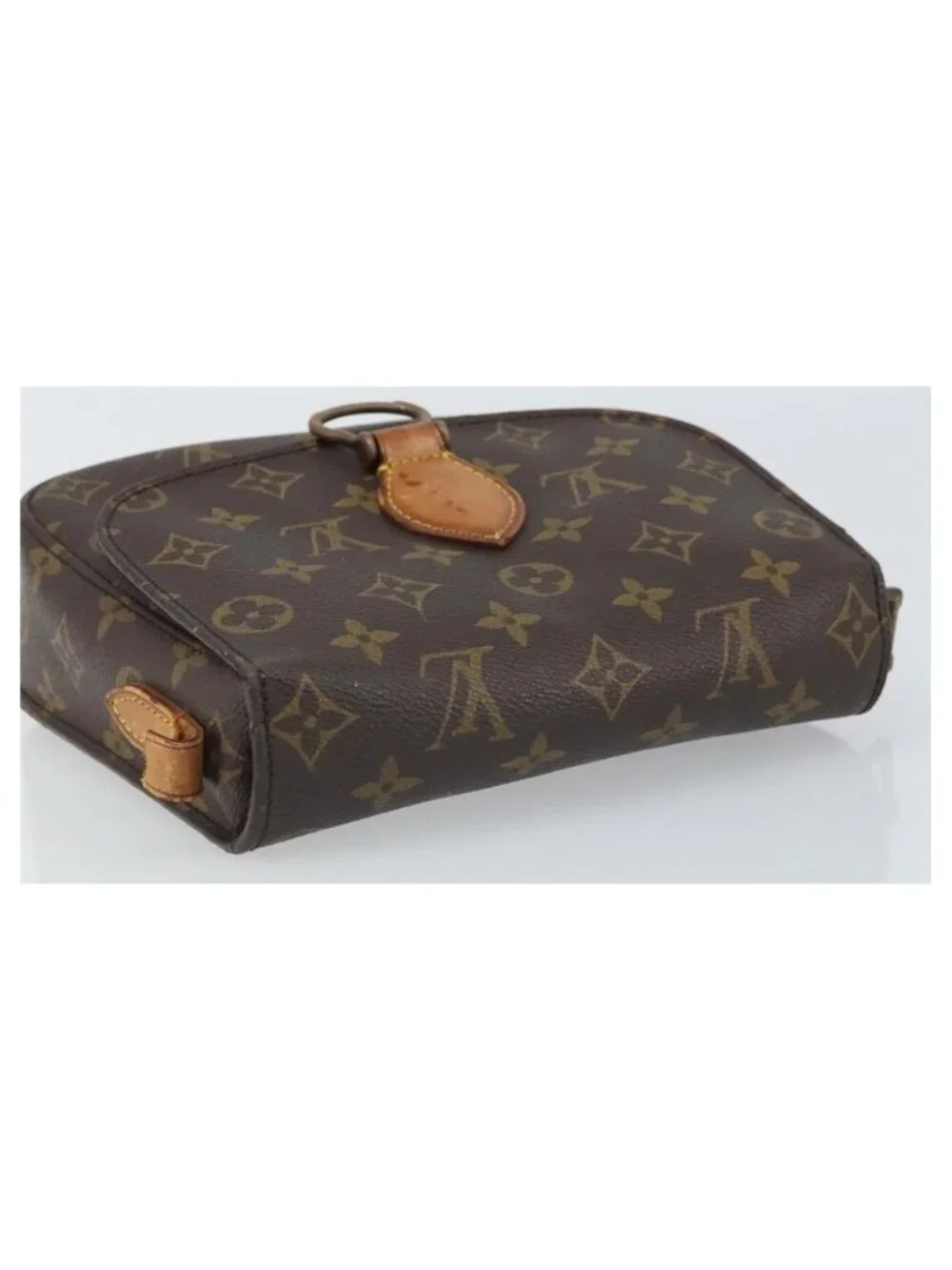 Authentic LOUIS VUITTON Monogram Saint Cloud MM Shoulder Bag M51243 LV - Picture 7 of 16